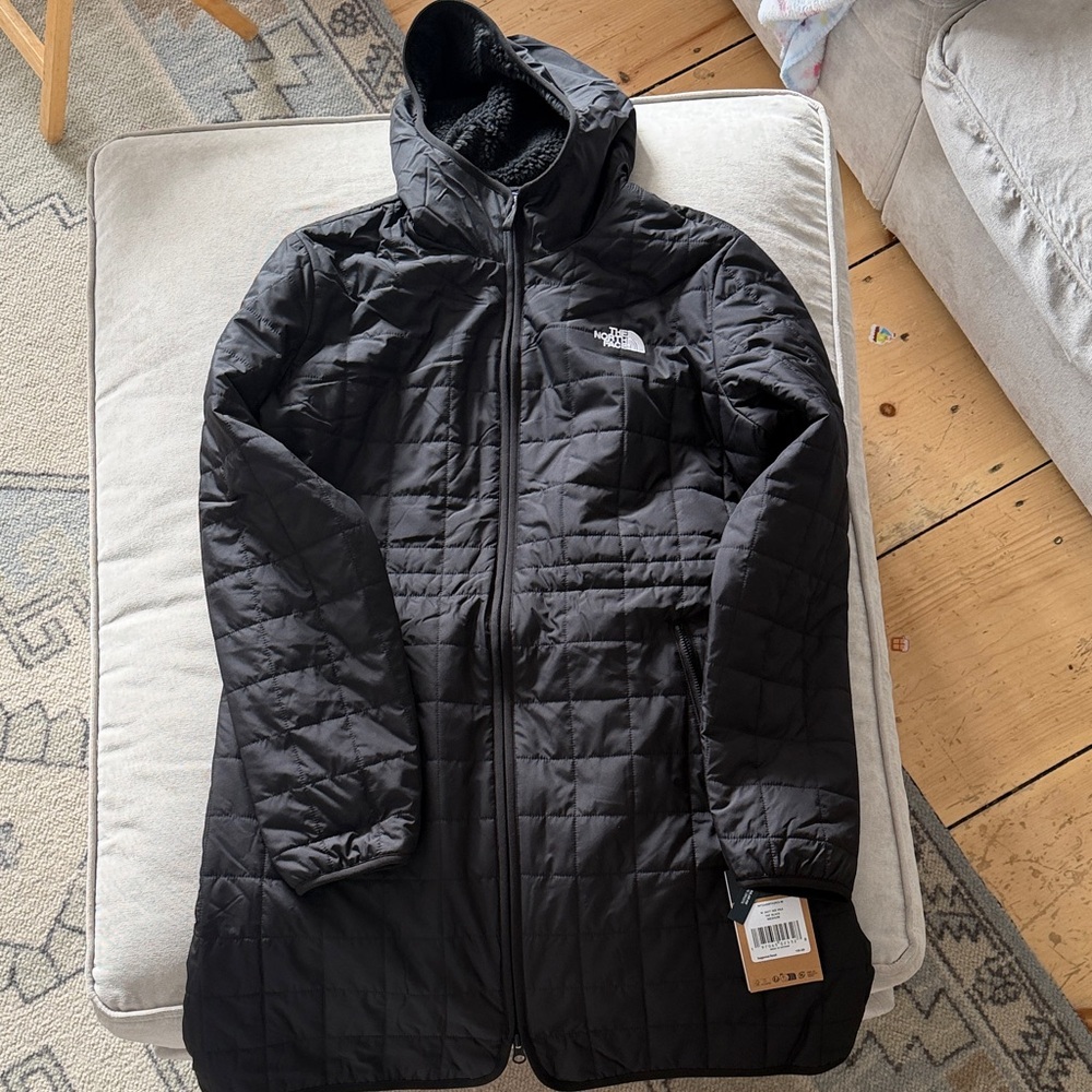 North Face Black Quilted women’s medium jacket
